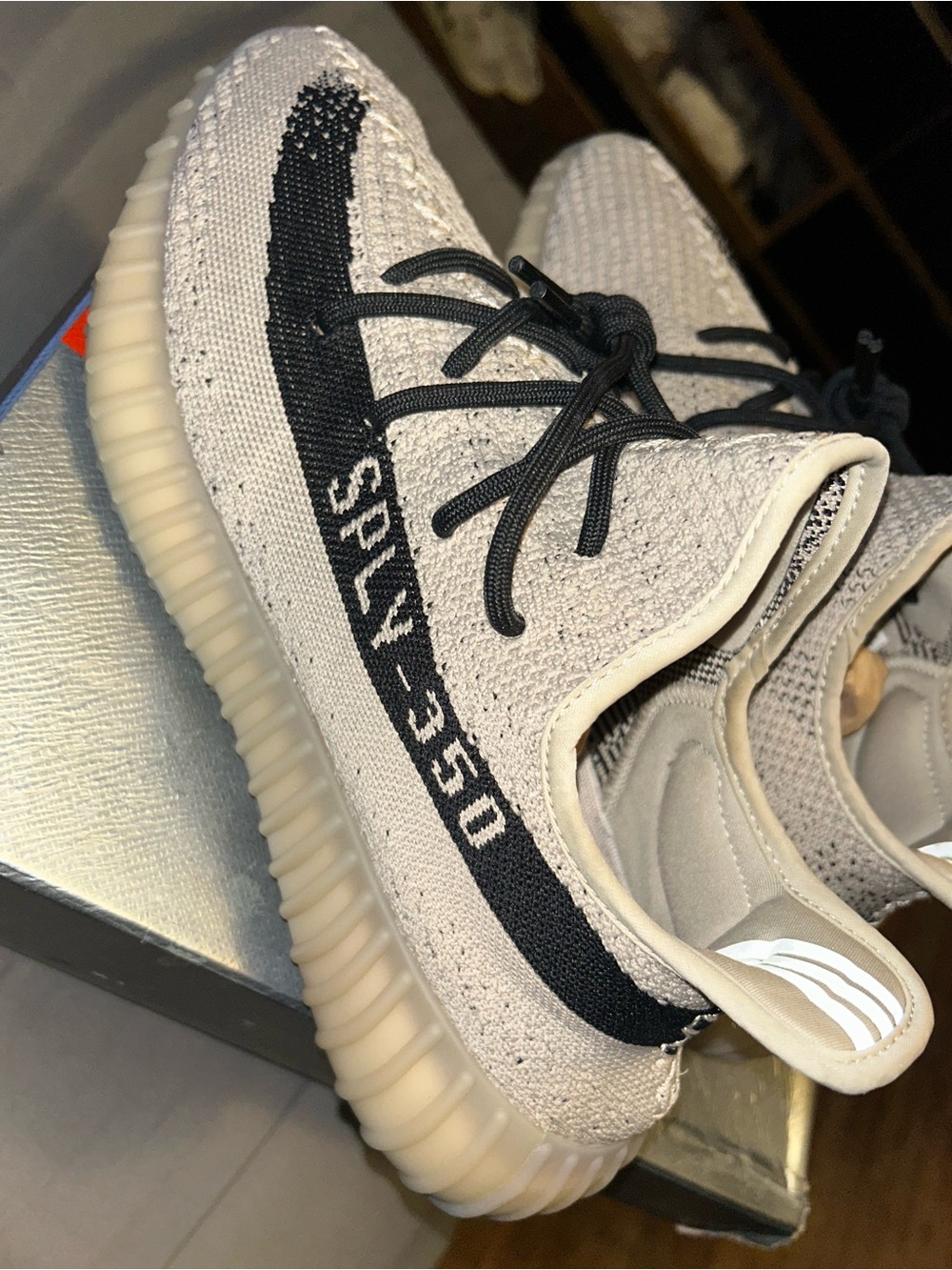 #Exclusive #Yeezy #350 #Slate #Size 10 1/2 #NoBox #Storage - Picture 5 of 10
